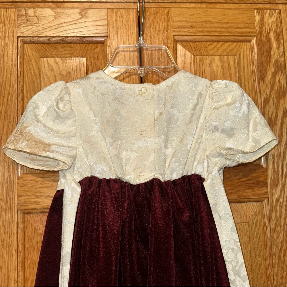 Bonnie Jean Cream Floral Dress size 5 y.o. - Picture 10 of 10